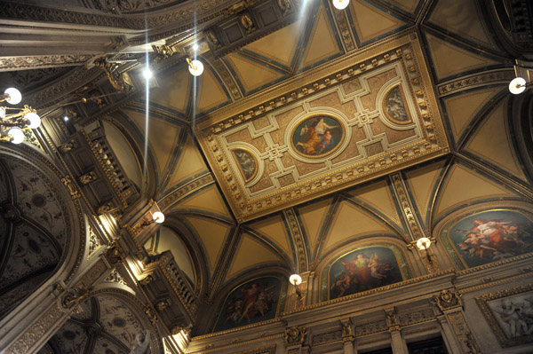 Ceiling of the lobby of the Wiener Staatsoper