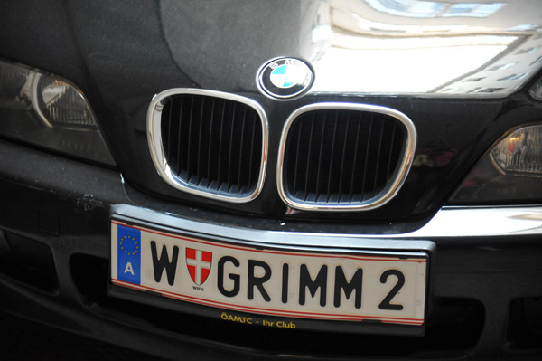Austrian License Plate - Vienna