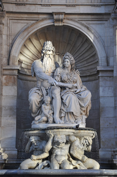 Danubius fountain - Albrechtsbrunnen