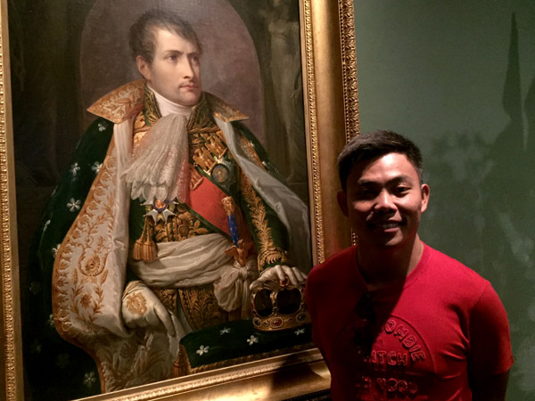 Max with a portrait of Napoleon, Imperial Treasury