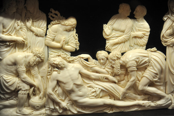 Deposition of Christ, ivory, Hofburg Treasury