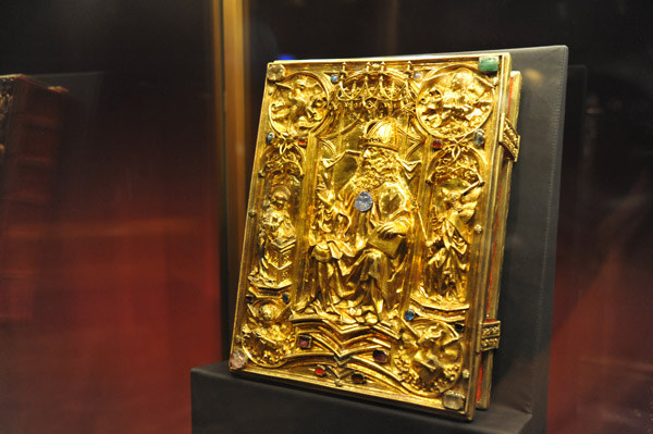 The Imperial Gospels from the Court of Charlemagne, ca 800, with gilded binding ca 1500