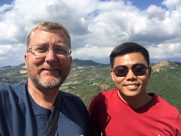 Me and Max on top of Assisi