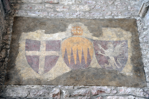 Coats-of-Arms inside the Porta San Francesco, Assisi