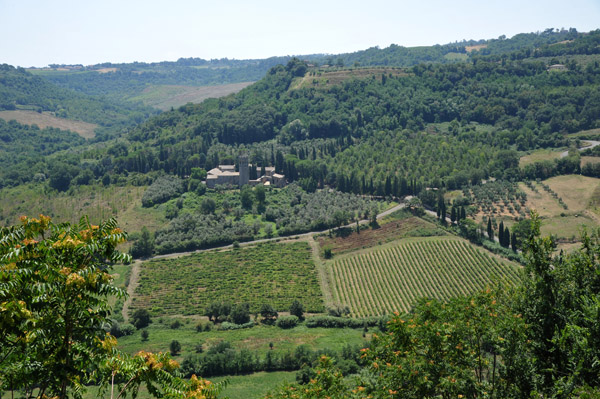 View looking south from the old city of Orvieto
