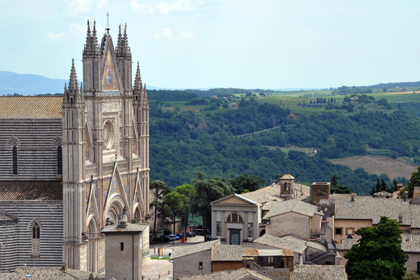 Orvieto Cathedral from Torre del Moro