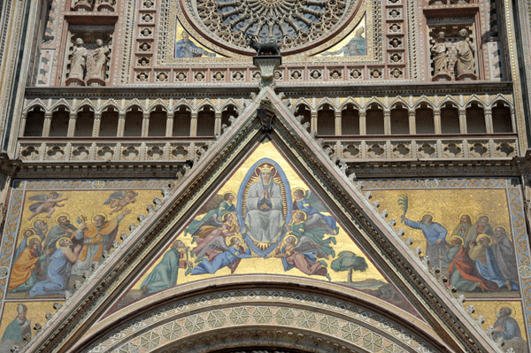 Central façade mosaics, Orvieto Cathedral