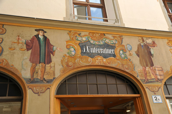 Mural J. Unterrainer, Stadtgasse (via Centrale), Bruneck
