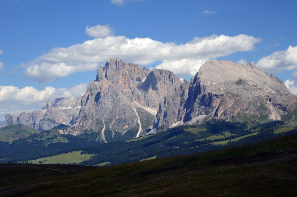 Langkofel 3181m and Plattkofel 2969m