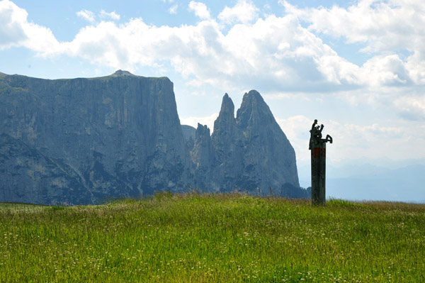 Schlern - Santer Spitze 2563m, Seiser Alm