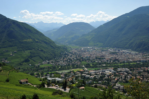 The city of Bozen/Bolzano