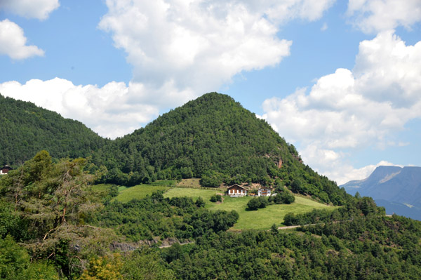 The scenic hills west of Bolzano/Bozen