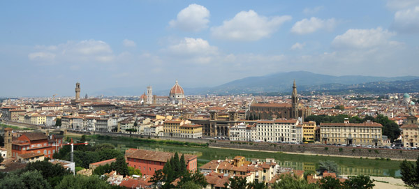 Panorama of Florence from Piazzale Michelangelo