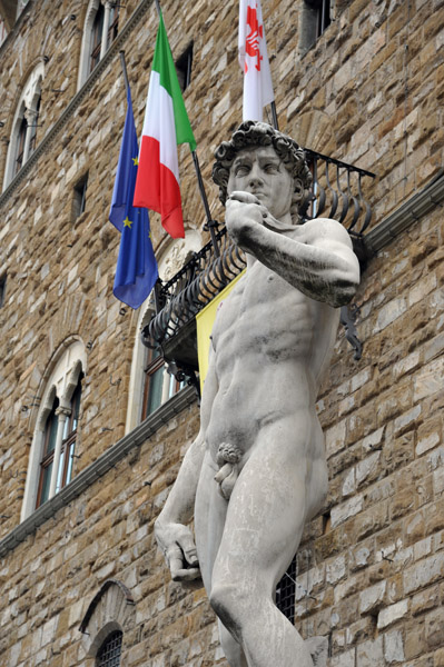 Copy of Michelangelo's David, Piazza della Signoria