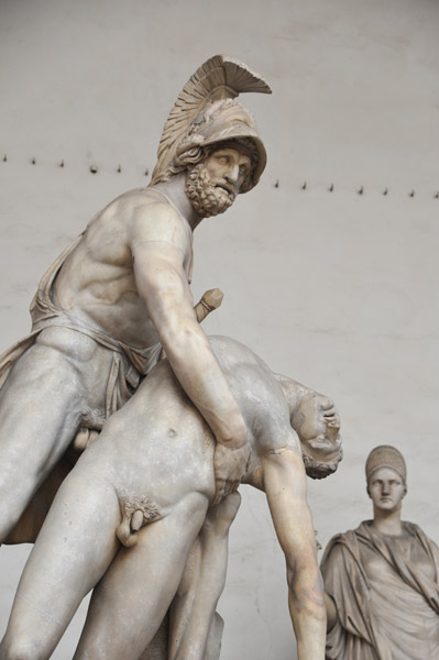 Menelaus bearing the corpse of Patroclus, Roman, 1st C. AD