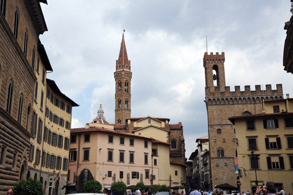 Piazza di San Firenze with the Bargello and Badia Fiorentina - Monastero