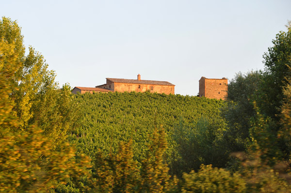 Tuscan wine country near Montepulciano