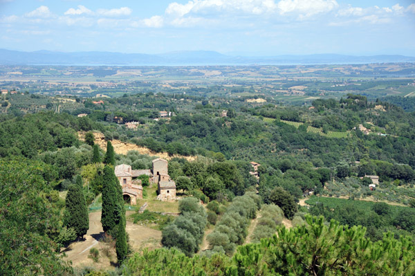 View of the countryside around Montepulciano