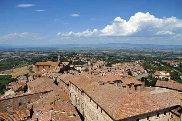 View to the North from the Town Hall, Montepulciano
