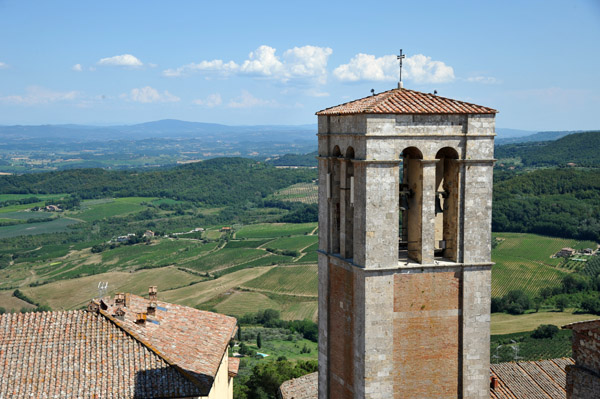 Tower of the Cathedral from the Town Hall, Montepulciano 