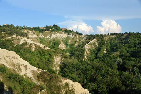 Eroded landscape around Monte Oliveto Maggiore