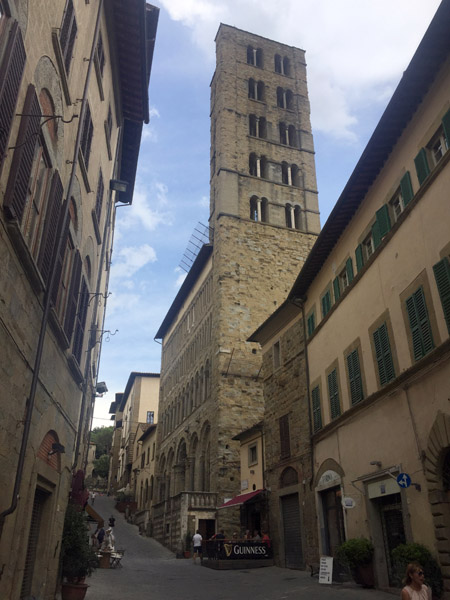 The Romanesque bell tower of Santa Maria delle Pieve was completed in 1330