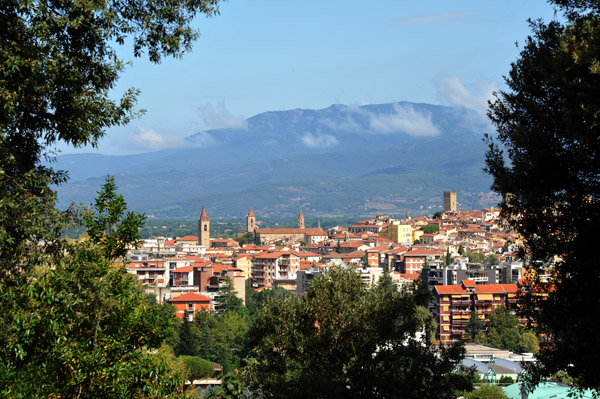 View of Arezzo's old city center