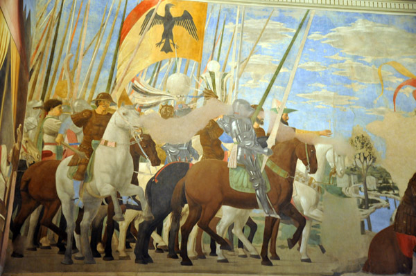 Battle between Constantine and Maxentius (Victory of Constantine), ca. 1458, Piero della Francesca