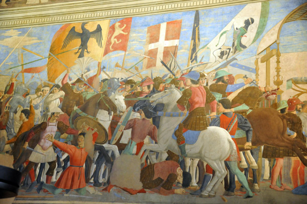 Battle between Heraclius and Chosroes, ca 1466, Piero della Francesca,