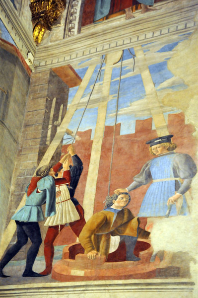 The Torture of Judas the Jew, ca 1455, Piero della Francesca