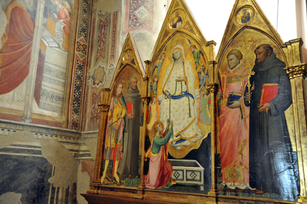 Virgin of the Assumption (Madonna della Cintola) with saints, Niccol di Pietro Gerini (