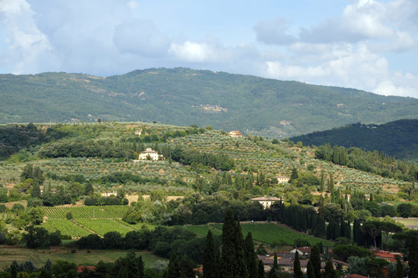 Panorama of Arezzo from the Fortezza Medicea