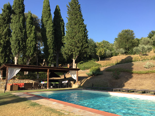 Pool of Villa Rossi Mattei, Arezzo