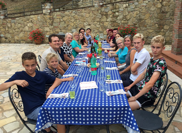 Family summer holiday at Villa Rossi Mattei, Arezzo