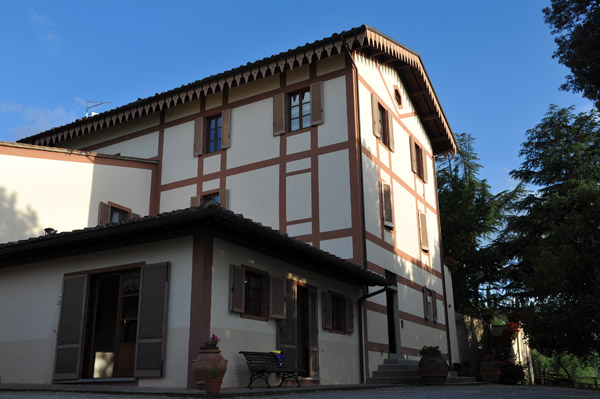 Villa Rossi Mattei, ca 1800, is now an elegant holiday Relais