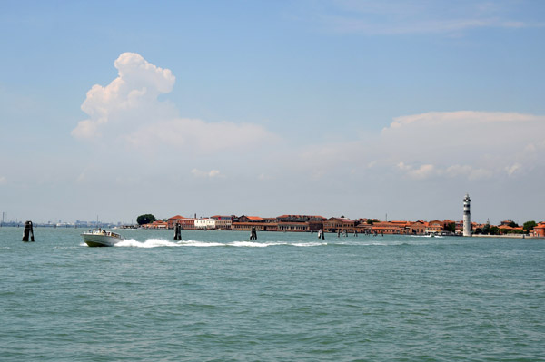 Murano, 1.5 km north of Venice in the Venetian Lagoon