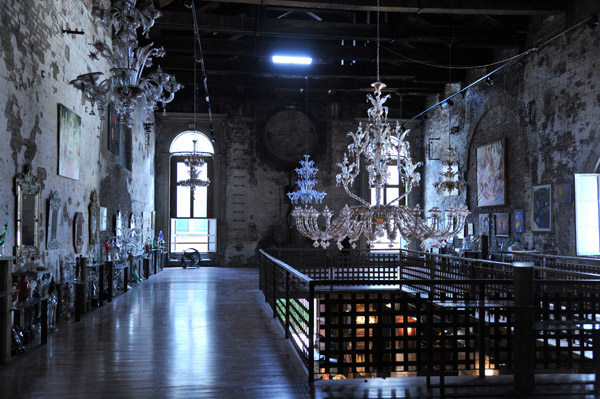 Upper level showroom of the former Church of Santa Chiara