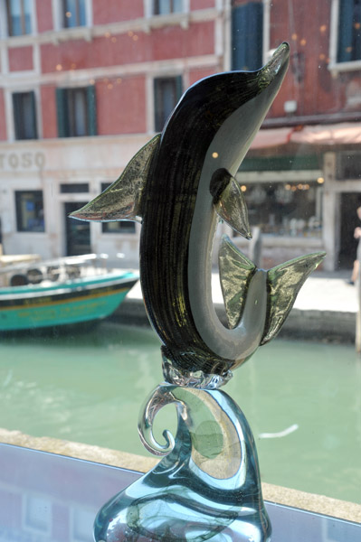 Murano glass dolphin 