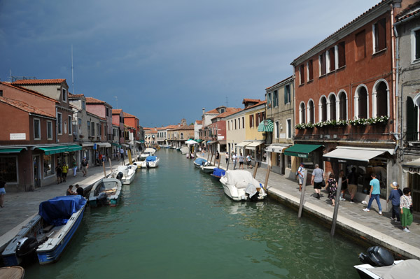 Looking south from the Ponte de Mezo, Murano