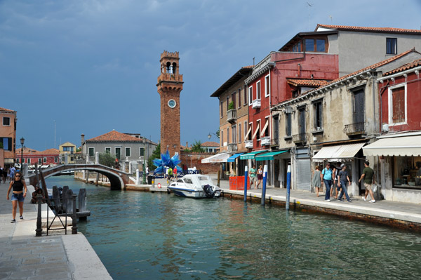 Torre dell'Orologio from Fondamenta da Mula