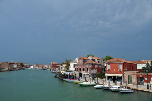 View of Murano's Grand Canal from the Ponte Longo
