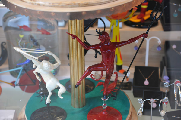 Red devil in Murano glass
