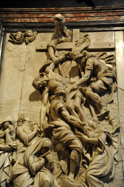 Stations of the Cross XIII - Jesus is taken down from the Cross, i Frari