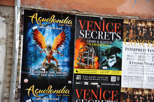 Venice Event Posters - Aqualandia, Venice Secrets, San Vidal Concerts