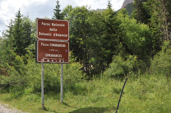 Parco Naturale delle Dolomiti d'Ampezzo - Passo Cimbanche