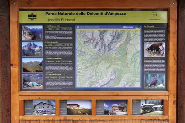 Rudavói, Parco Naturale delle Dolomiti d'Ampezzo