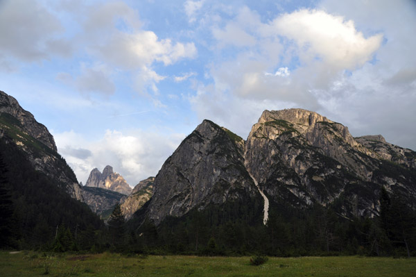 The Tre Cime from the Strada Statale 51 viewpoint