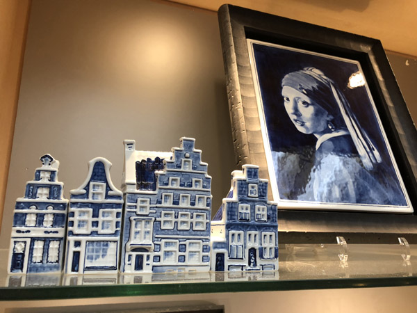 Dutch houses made of Royal Delft Porcelain