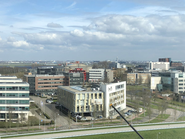 View north from the Nototel, Hoofddorp