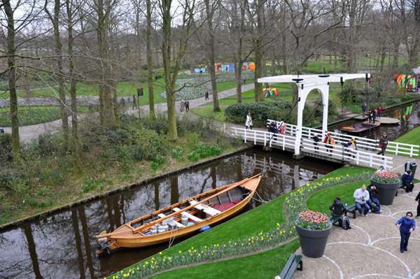 Canal tour boat, Keukenhof